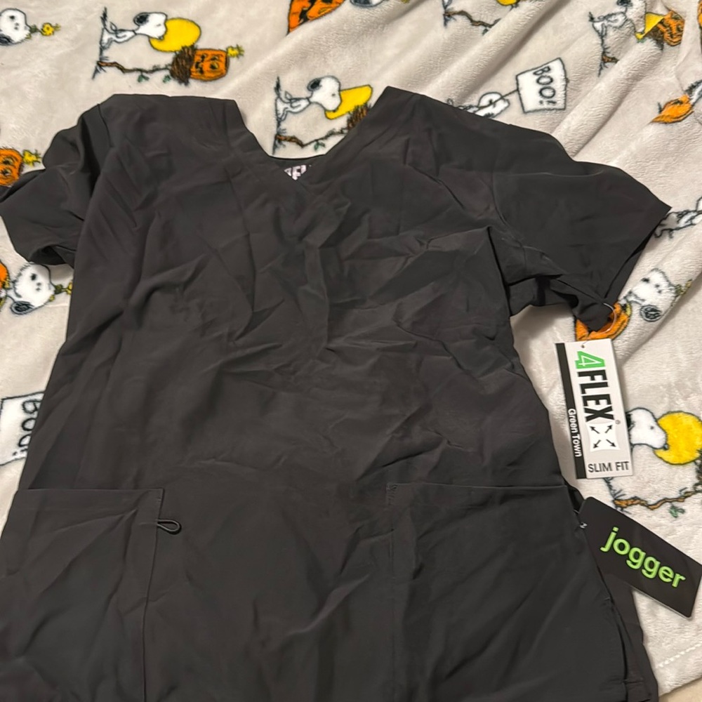 Black scrubs set